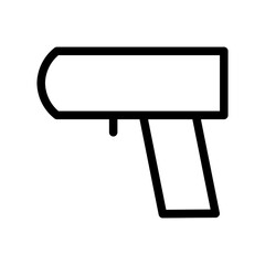 Fototapeta premium gun line icon