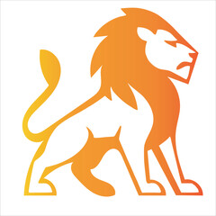 Roaring Lion Logo or Mascot Vector