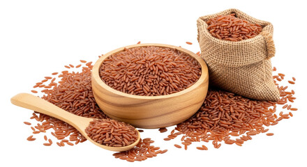 Isolated red rice