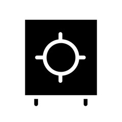 safebox glyph icon
