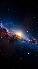 Cosmic Galaxy Nebula, Deep Space, Colorful Nebulae, Starry Night Sky.
