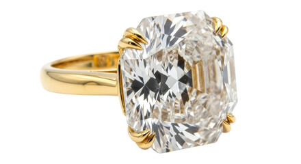 Isolated Diamond Ring