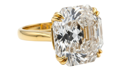 Isolated Diamond Ring