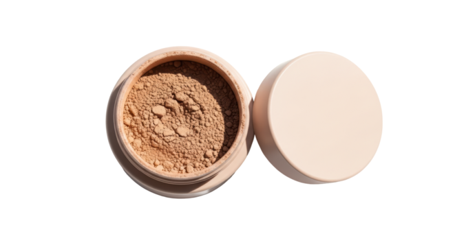 Isolated Make up Powder