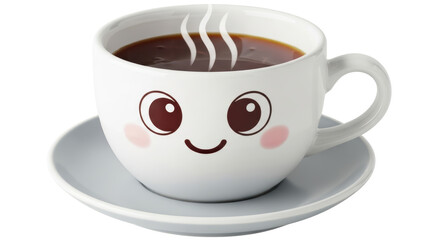 Isolated Cute Coffee Cup