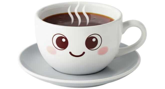 Isolated Cute Coffee Cup