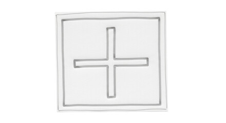 Isolated Cross Symbol