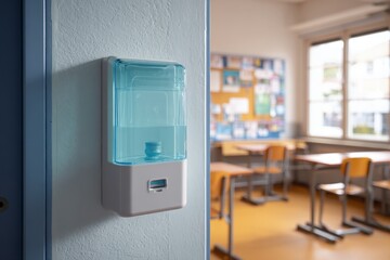 School Hand Sanitizer - Classroom Safety, Germ Precaution, and Cleaning Station