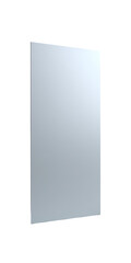Vertical, light gray, rectangular, flat surface