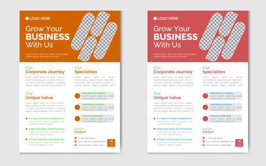 Minimal Creative Marketing Flyer Design