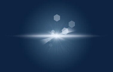 Lens flare background for design