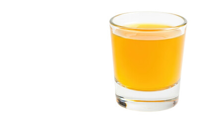 Isolated Orange Juice Shot