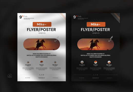 Minimal Poster Template Layout