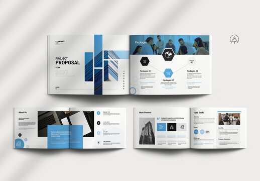 Project Proposal Brochure Landscape Template