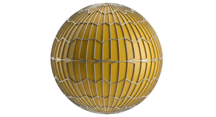 Isolated Geometric Golden Sphere