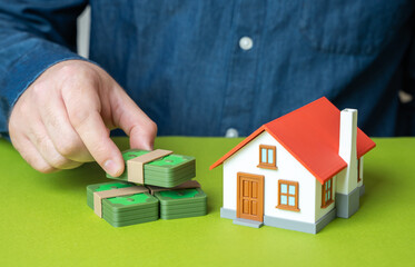 Down payment on a house purchase. Real estate and property appraisal. Make a profit from rent.