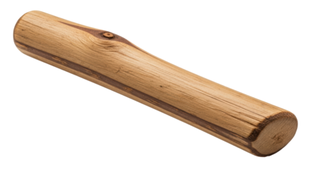 Isolated Wooden Handle