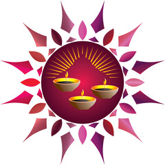 background ilustration diwali