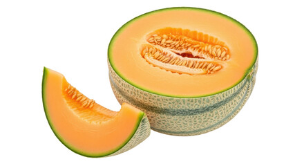 Isolated Cantaloupe