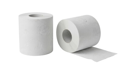 Isolated Toilet Paper