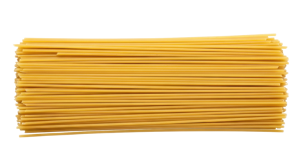 Isolated Bunch of Raw Spaghetti Pasta