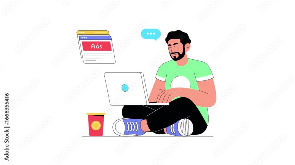 Poster Ad Post Animation MP4 file