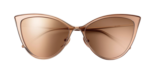 Stylish sunglasses on transparent background