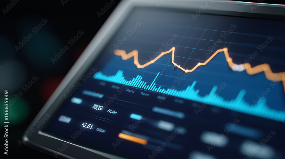 Poster ai-powered demand forecasting system for predictive inventory management, showcasing hr technology, 