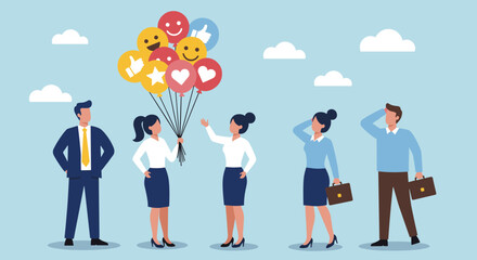 Positive workplace culture, employee engagement, emotional intelligence, business team, feedback symbols, motivation, team dynamics, happy office, support