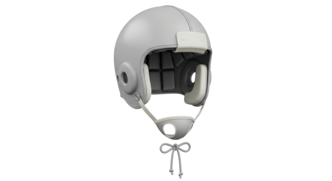 Isolated Football Helmet