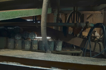 Equipment for washing gold bearing sand and ore.