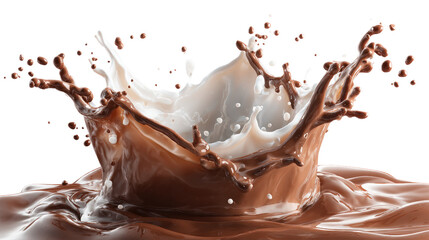 Chocolate Milk Splash Liquid Sweet Dessert Delicious