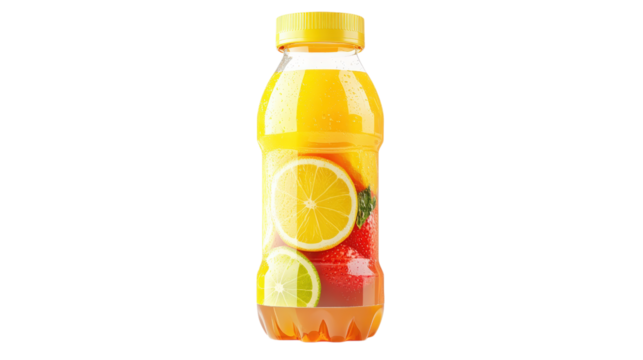 Citrus Juice Bottle Refreshing Drink Beverage Liquid