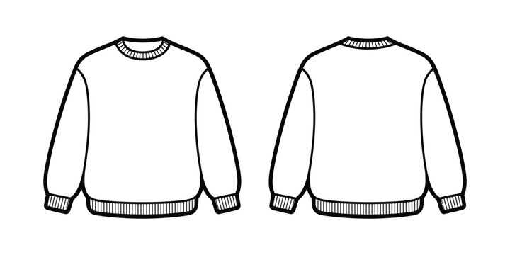 Sweatshirt Design Template