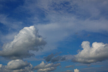 blue sky background with white clouds