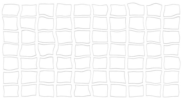 Empty black squares many parallel moving waves. Can be used for business purpose background.