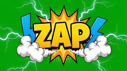 Zap graphic background - Powered by Adobe