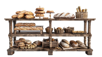 Traditional Bakery with Homemade Appeal on white background