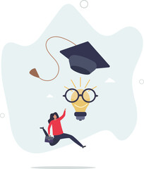 Education or knowledge is power to build creativity, idea or solution, academic or training course concept.life and employment of people.