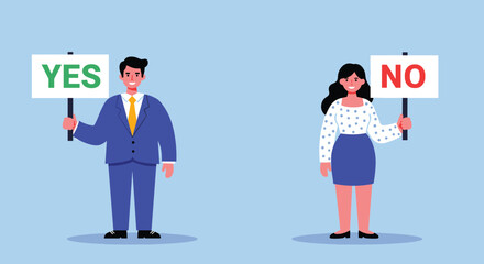 Vector icon of a doctor and nurse with a stethoscope with a cartoon illustration of business people and staff