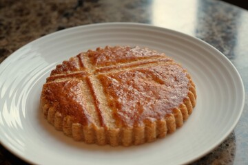 Galette Bretonne on the plate
