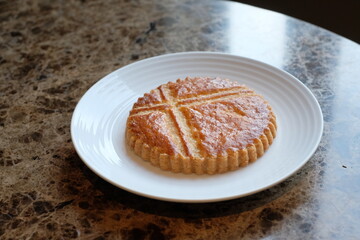 Galette Bretonne on the plate
