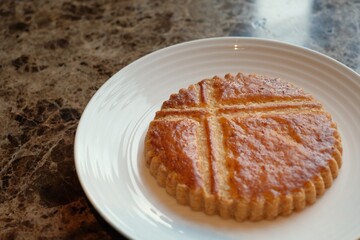 Galette Bretonne on the plate
