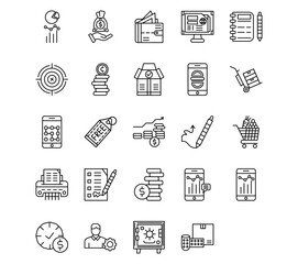 Trading Line Vector Icons