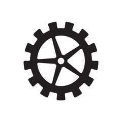 Gear Setting Icon Vector