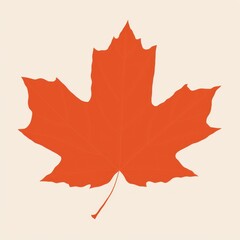 Obraz premium Illustration of maple leaf plant tree pattern.