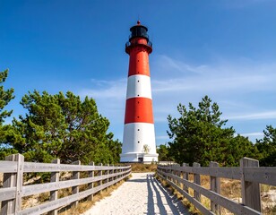 Lighthouse on a sunny day
