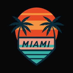 vector illustration of a tropical beach