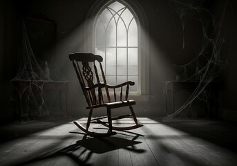 Eerie Abandoned House: Victorian Gothic Style for Horror, Mystery, and Halloween Projects - Perfect for Book Covers and Dark Fantasy Designs