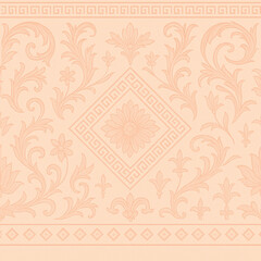 seamless floral pattern,wall art,Thai design